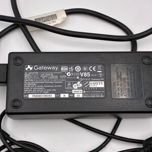 Gateway AC Adapter Laptop Charger ADP-120ZB BB Black 19V 6.32A 120W Power Cord